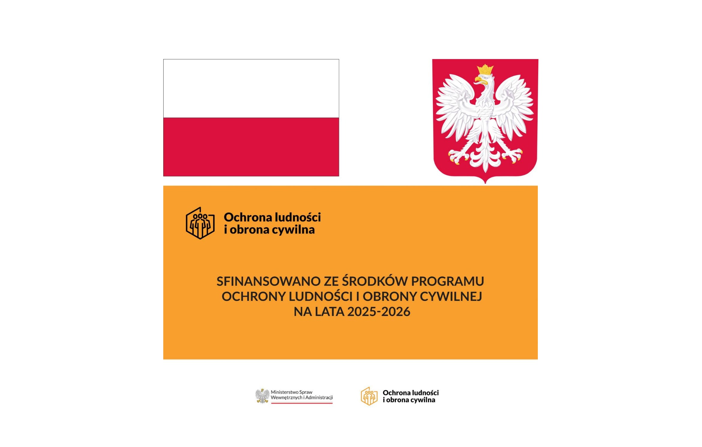 Grafika Programu Ochrony Ludności i Obrony Cywilnej
